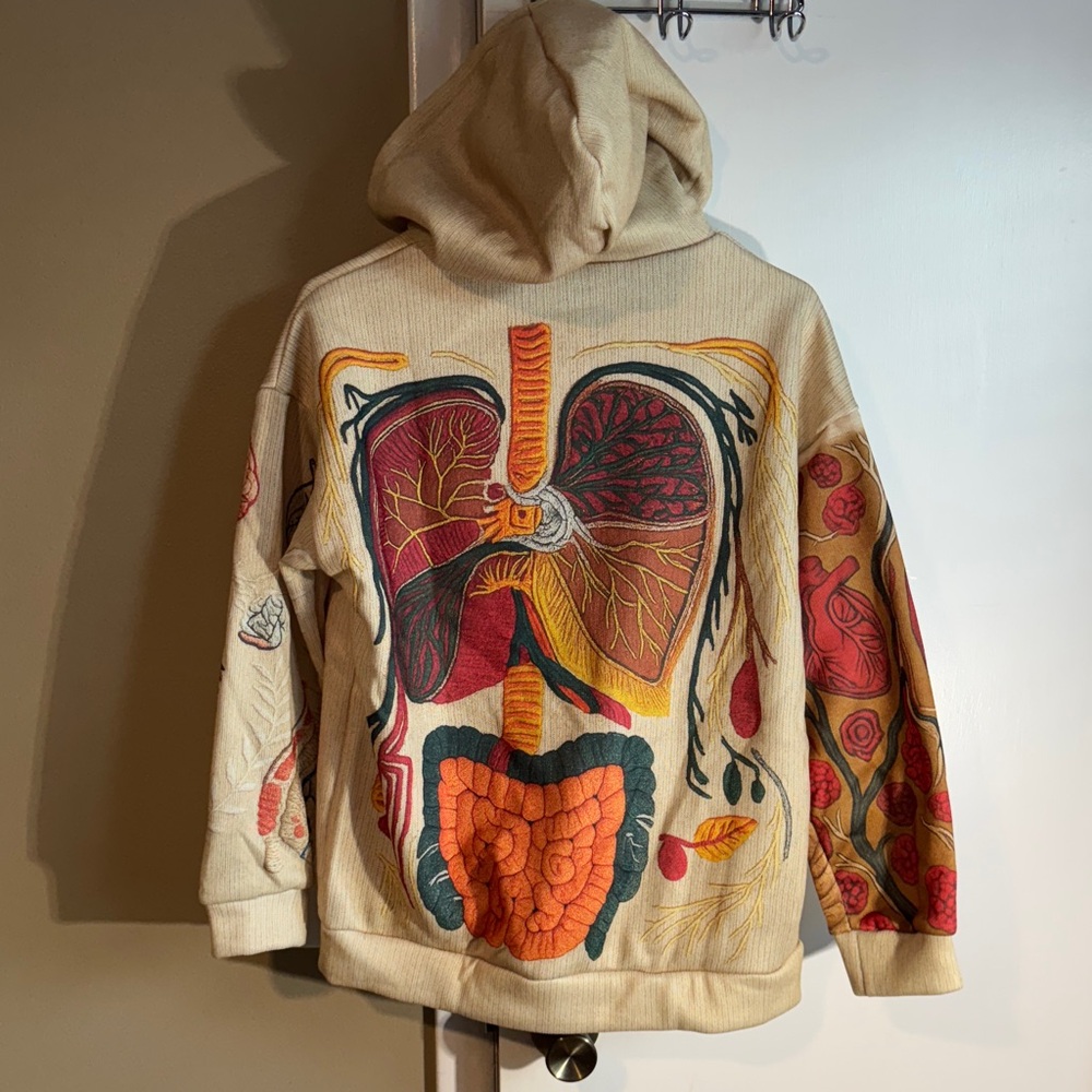 Anatomy Hoodie Medium – Medical Student Sweatshirt, Healthcare Gift - Picture 3 of 12